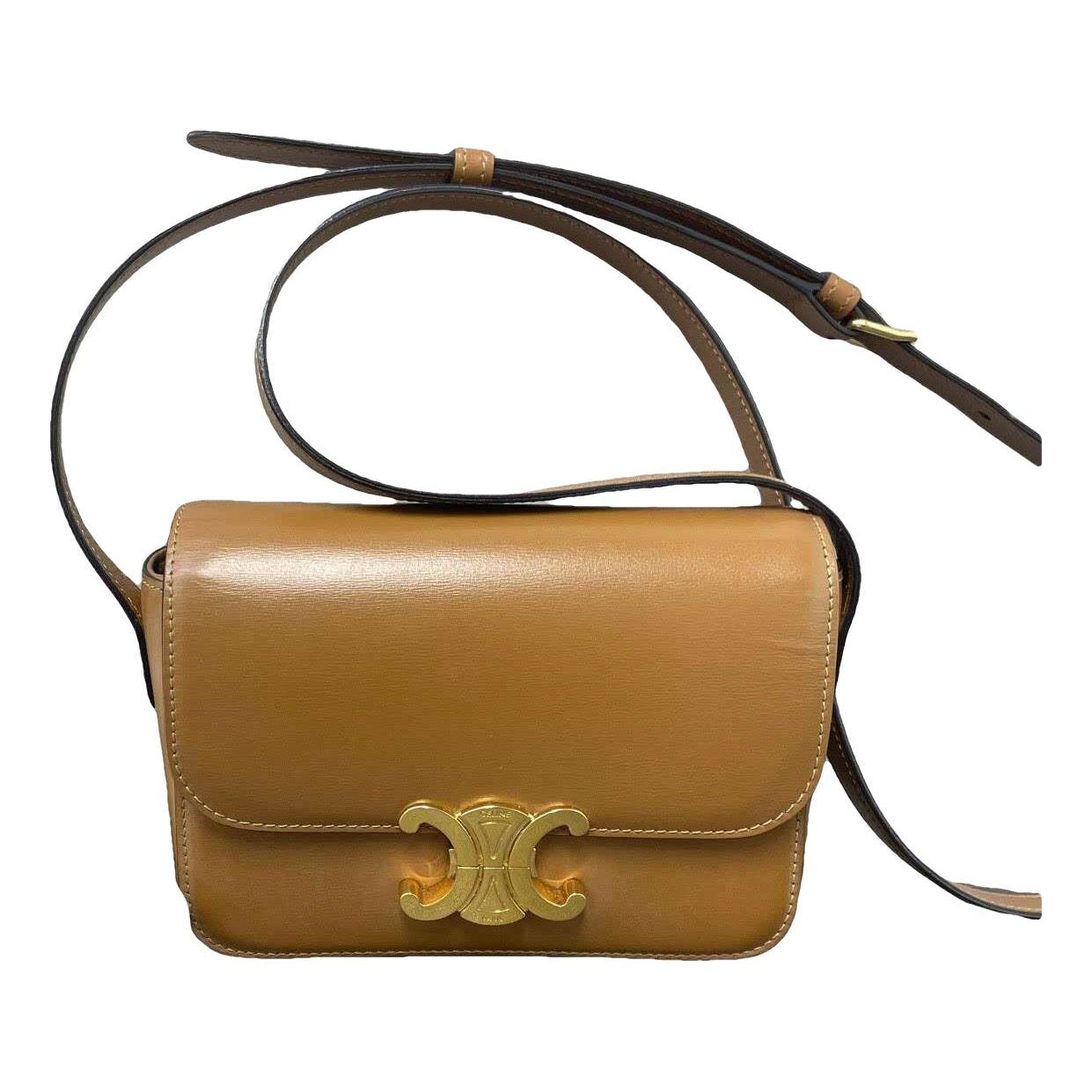 Triomphe leather handbag
