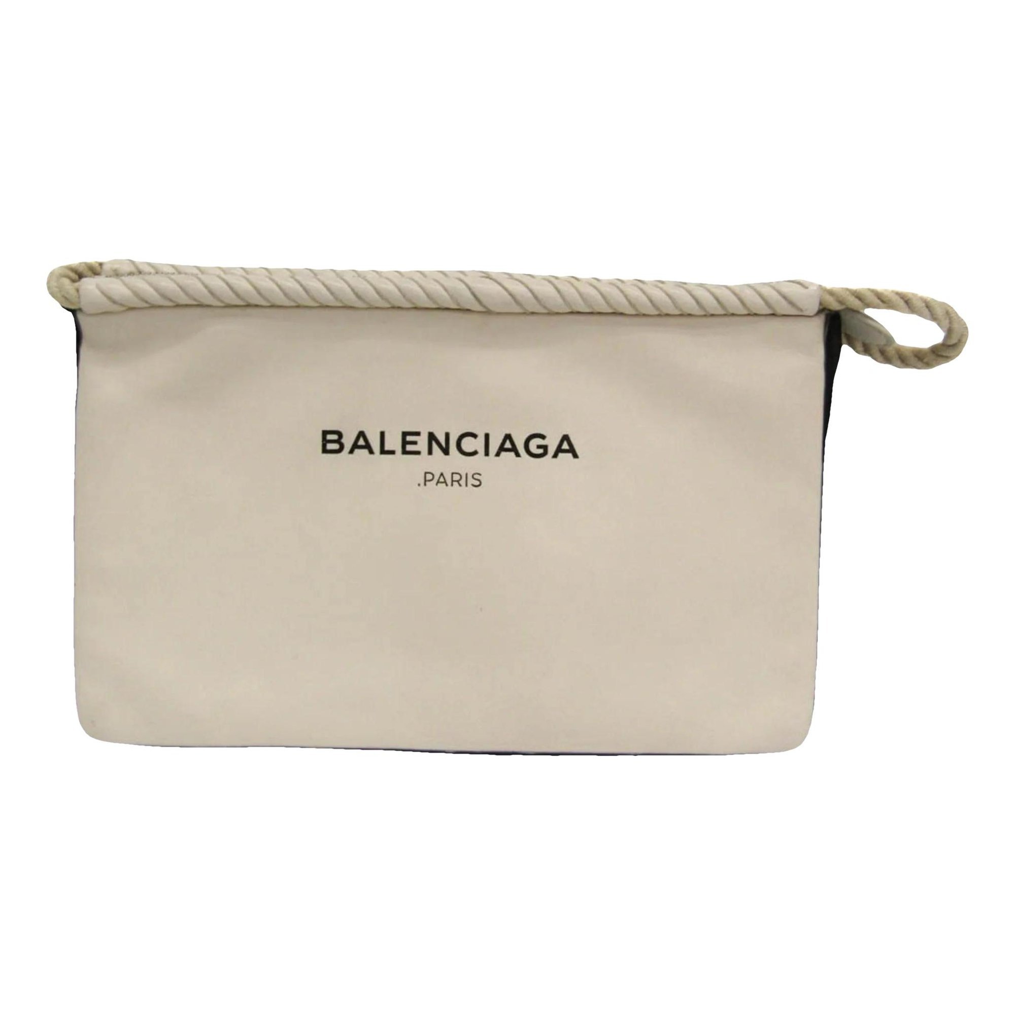 Leather clutch bag