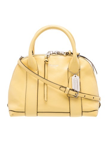 Leather Top Handle Bag