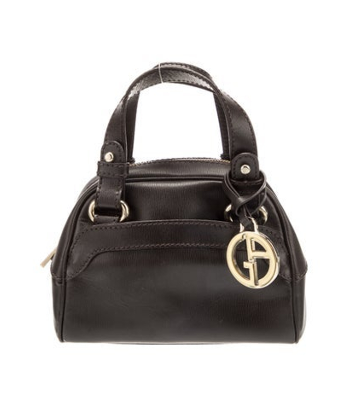 Giorgio Armani Armani Leather Top Handle Bag