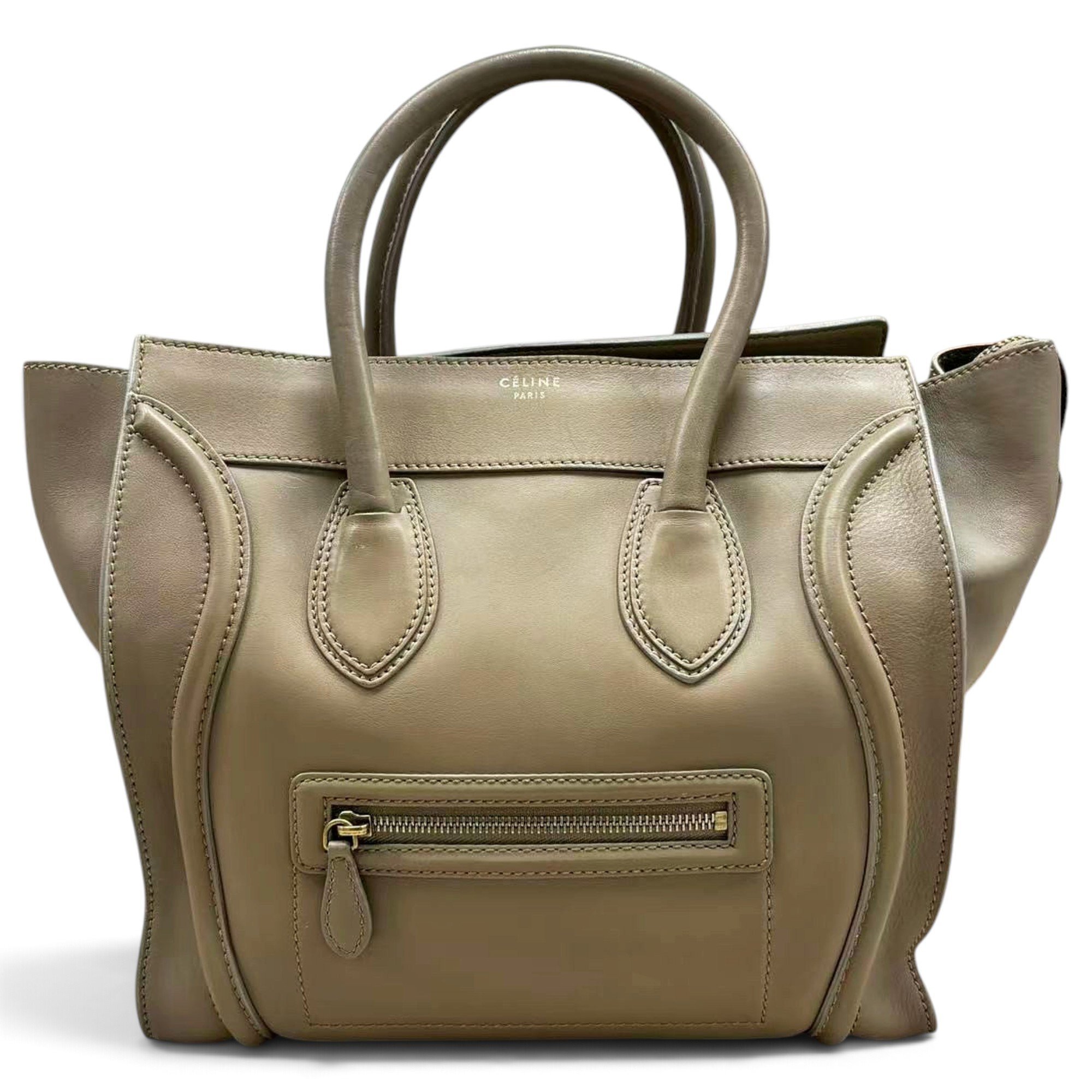 Luggage leather handbag