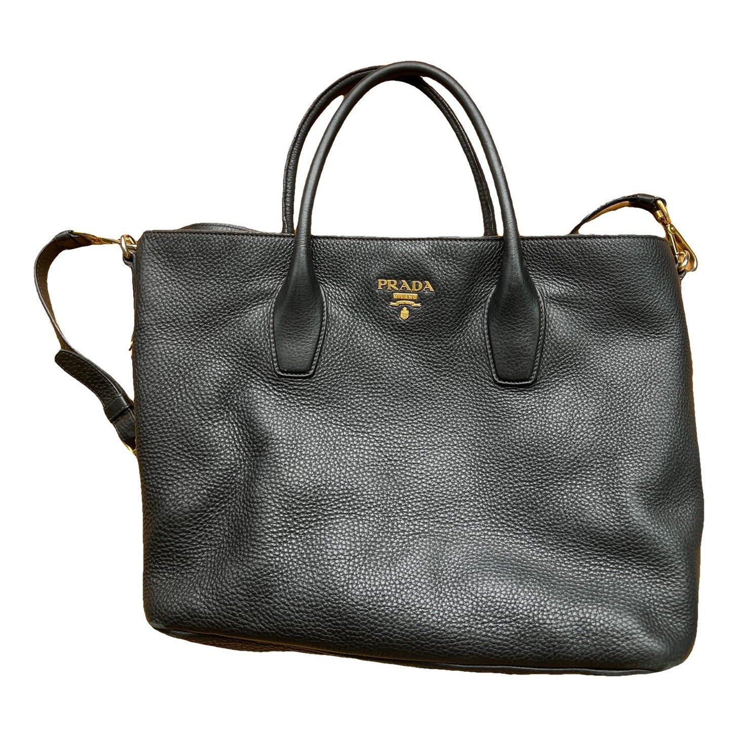 Leather tote