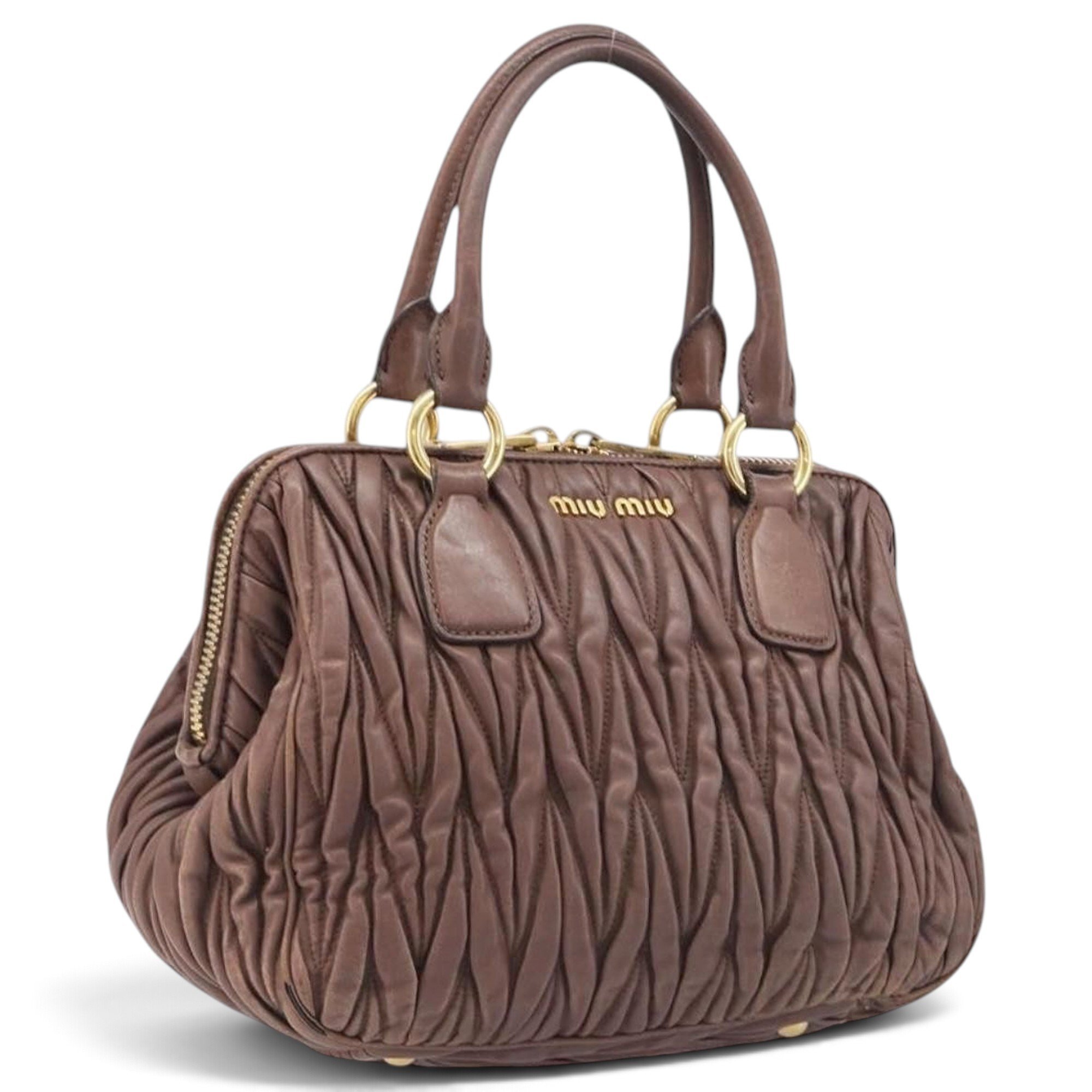 Leather handbag