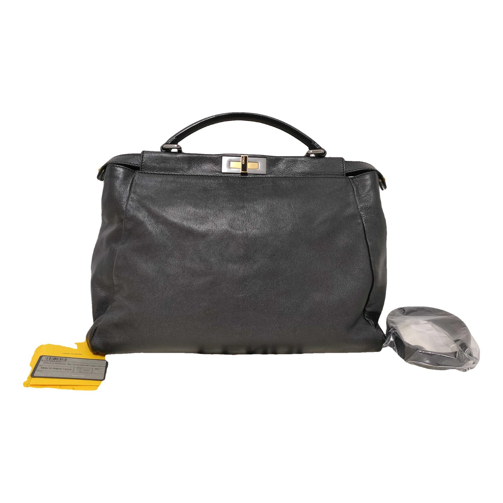 Peekaboo leather handbag