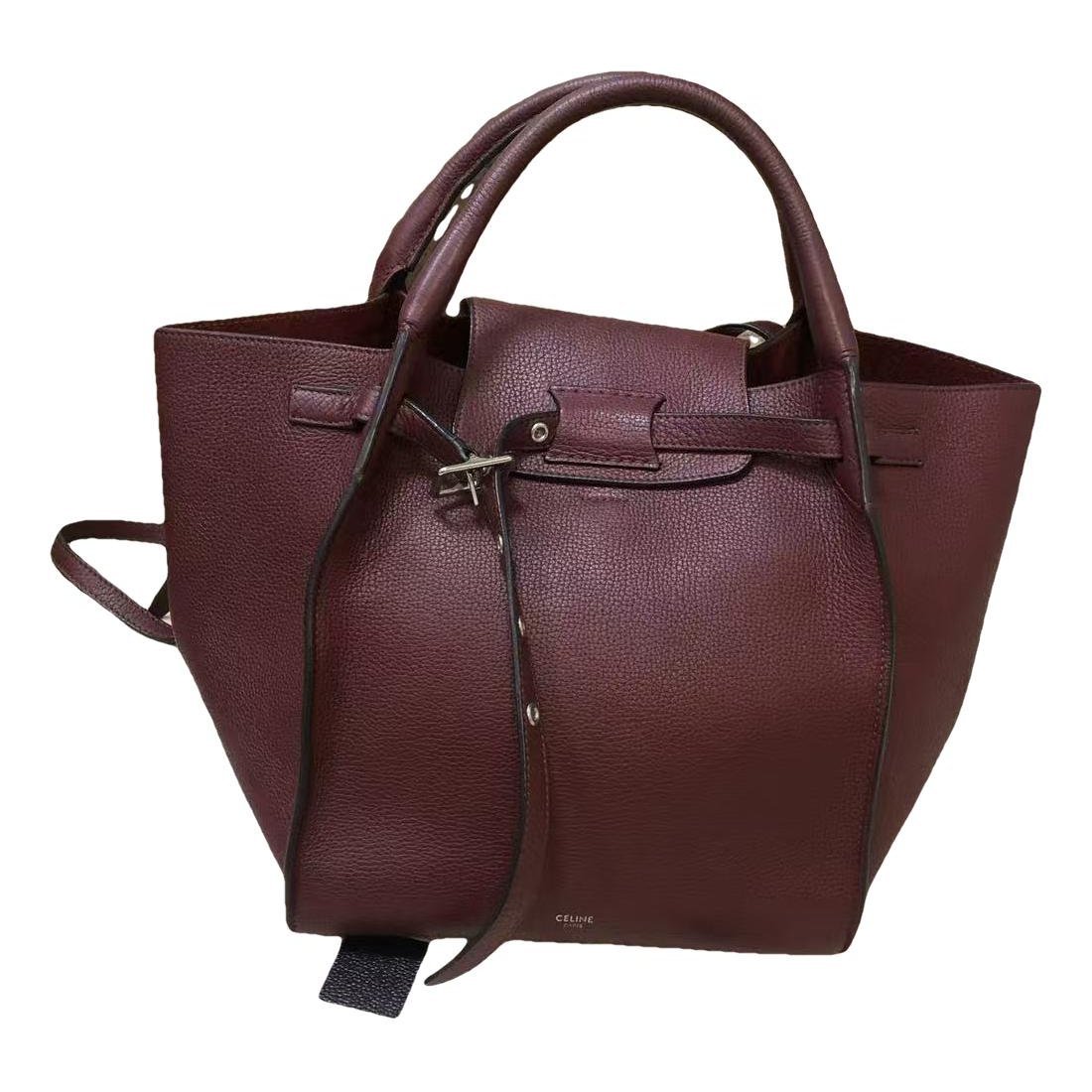 Big Bag leather handbag