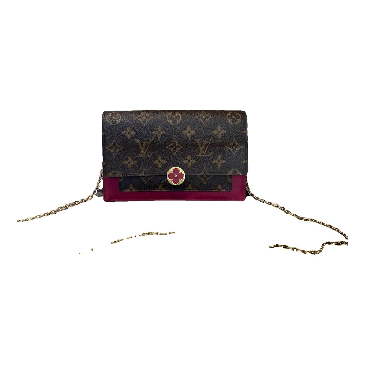 Flore chain leather handbag
