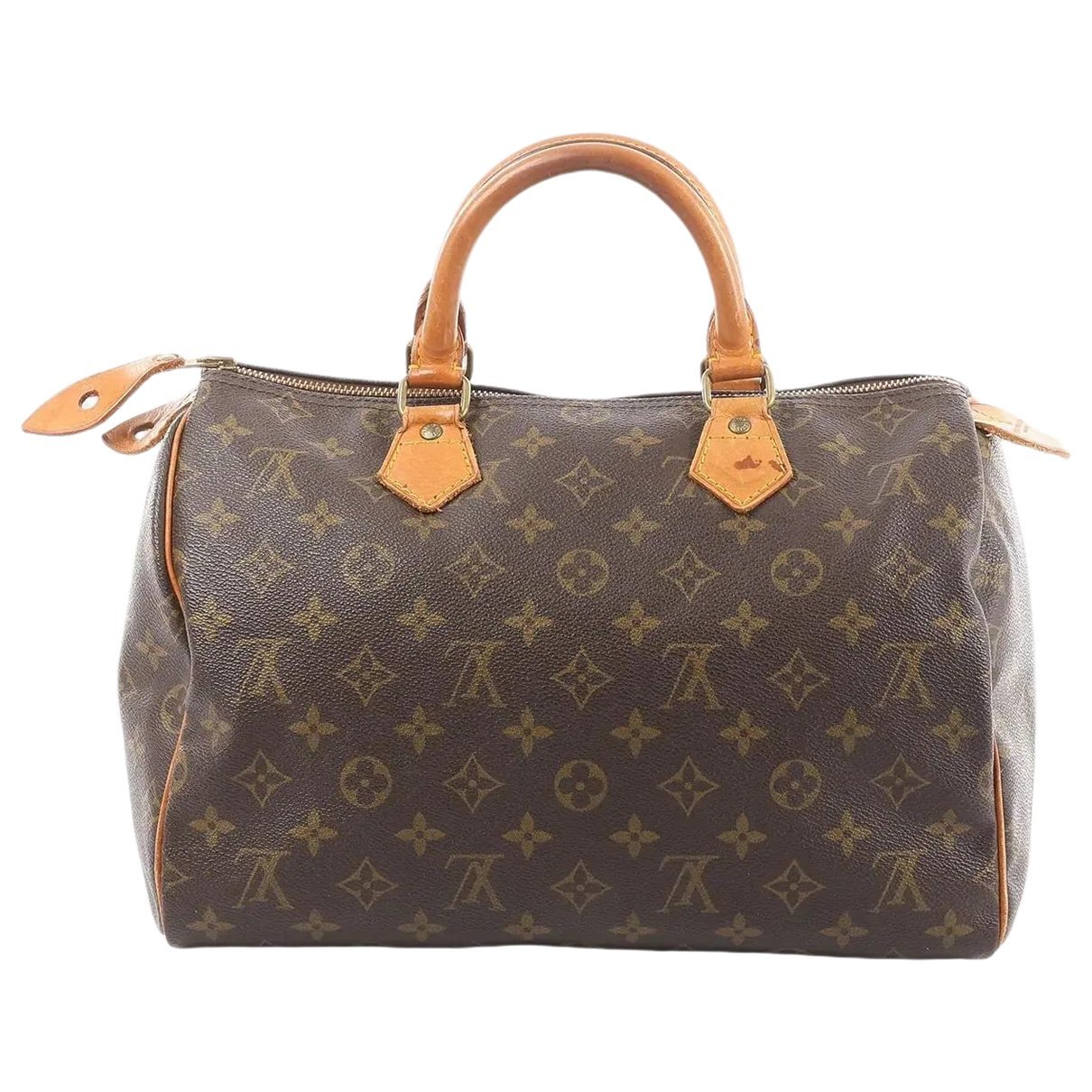 Speedy leather handbag
