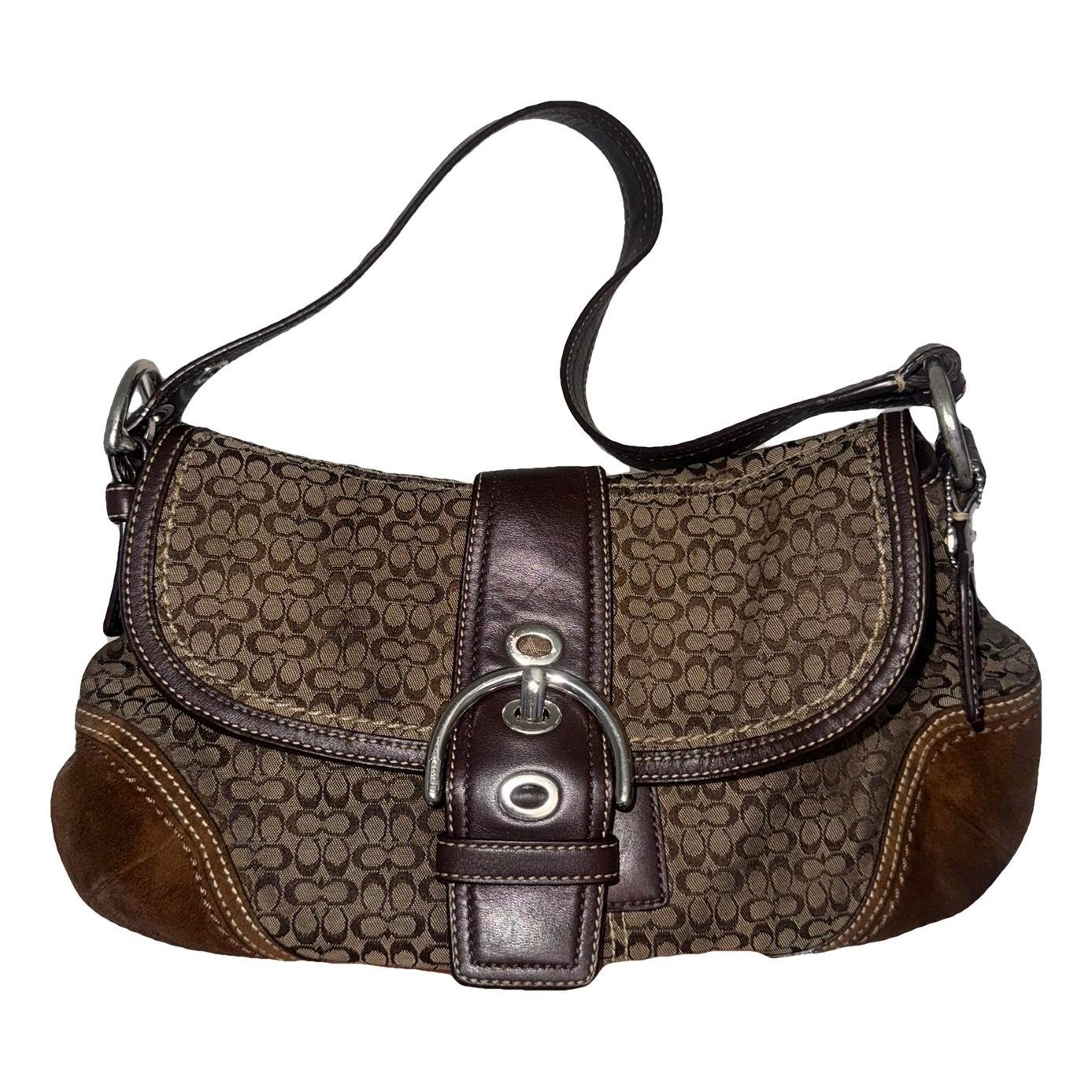 Signature Sufflette cloth handbag
