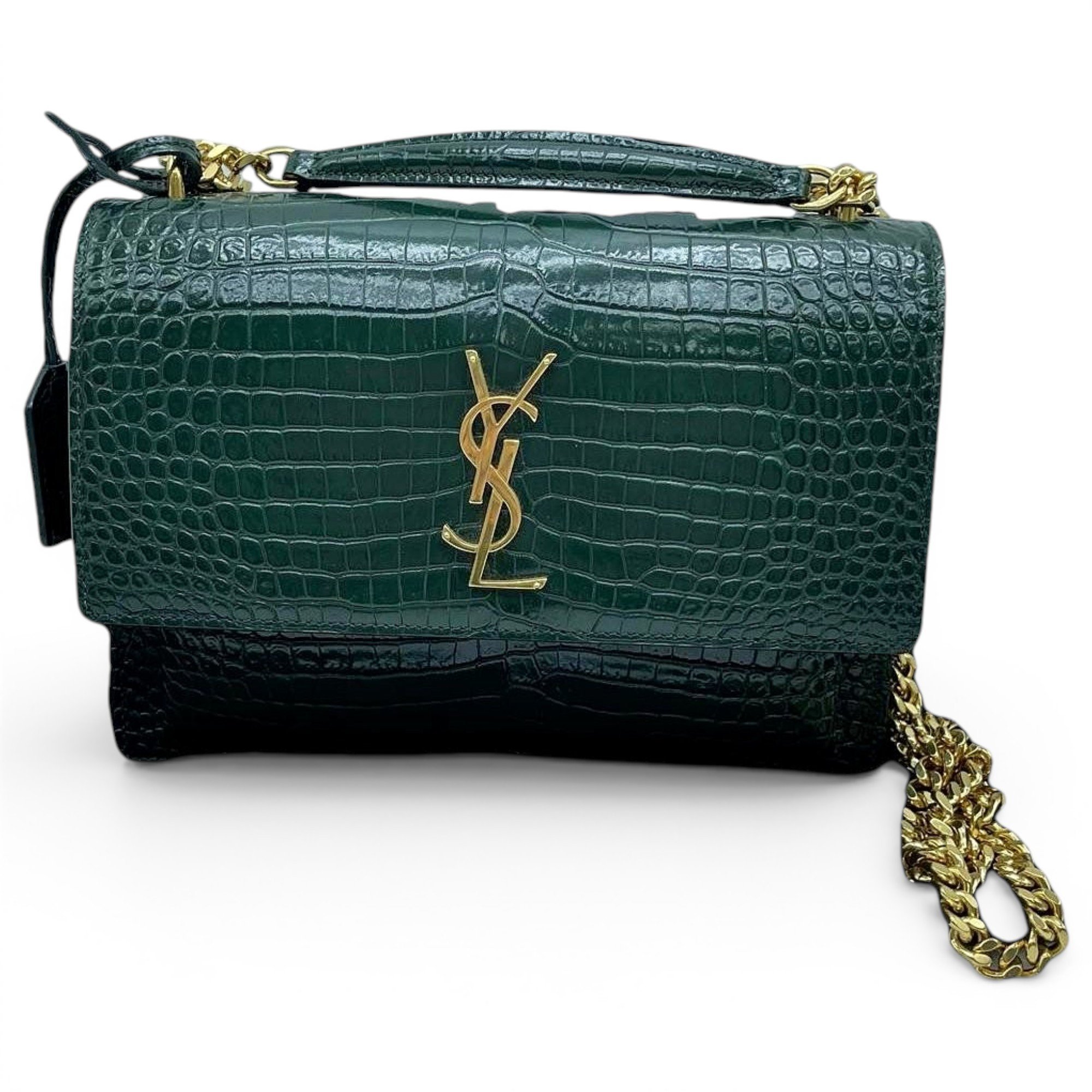 Sunset leather handbag