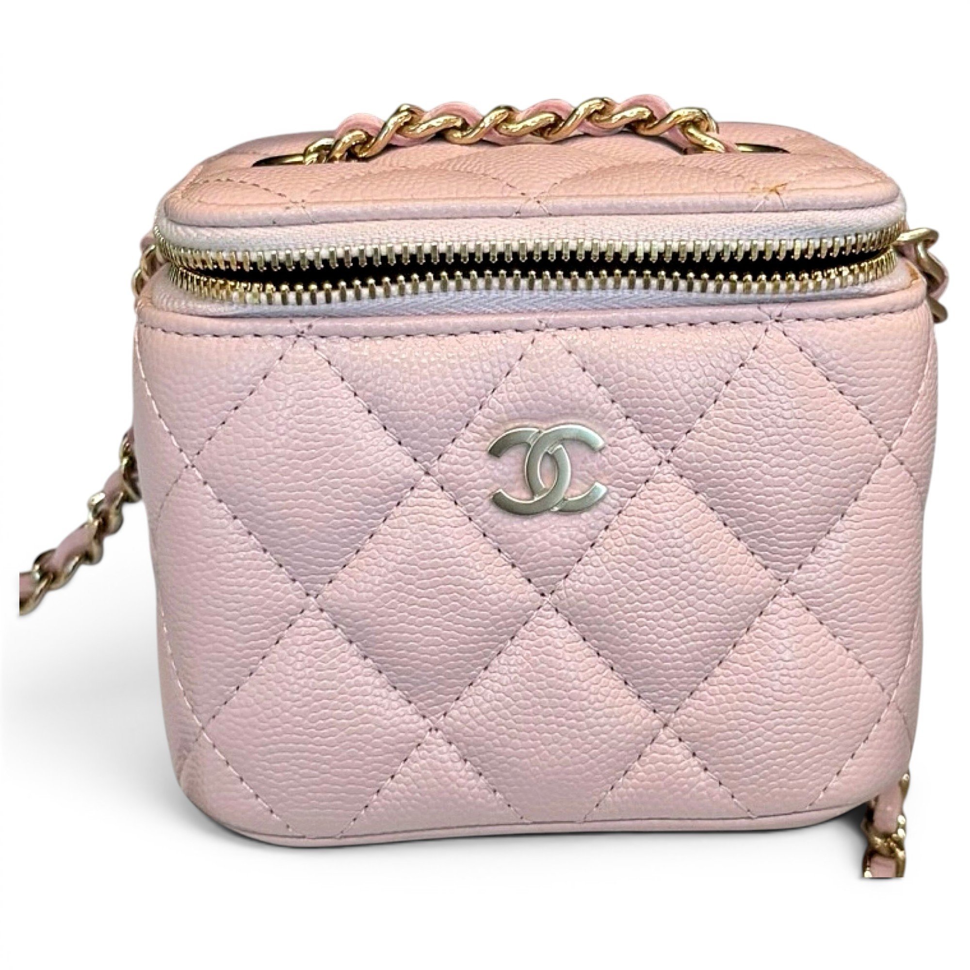 Vanity leather mini bag