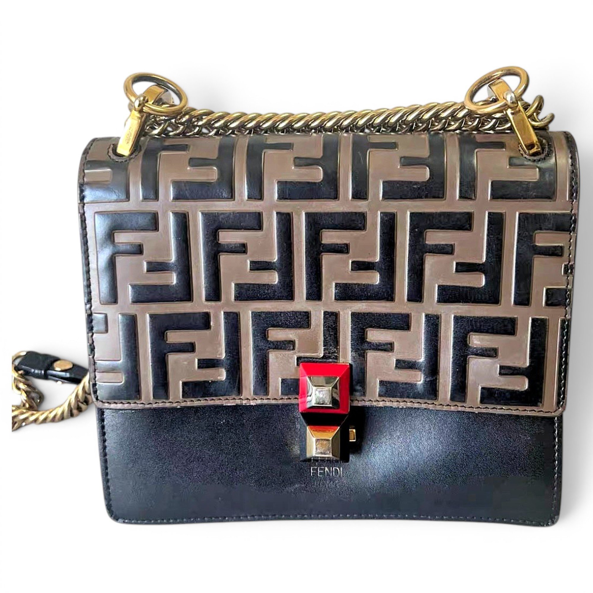 Kan I leather handbag