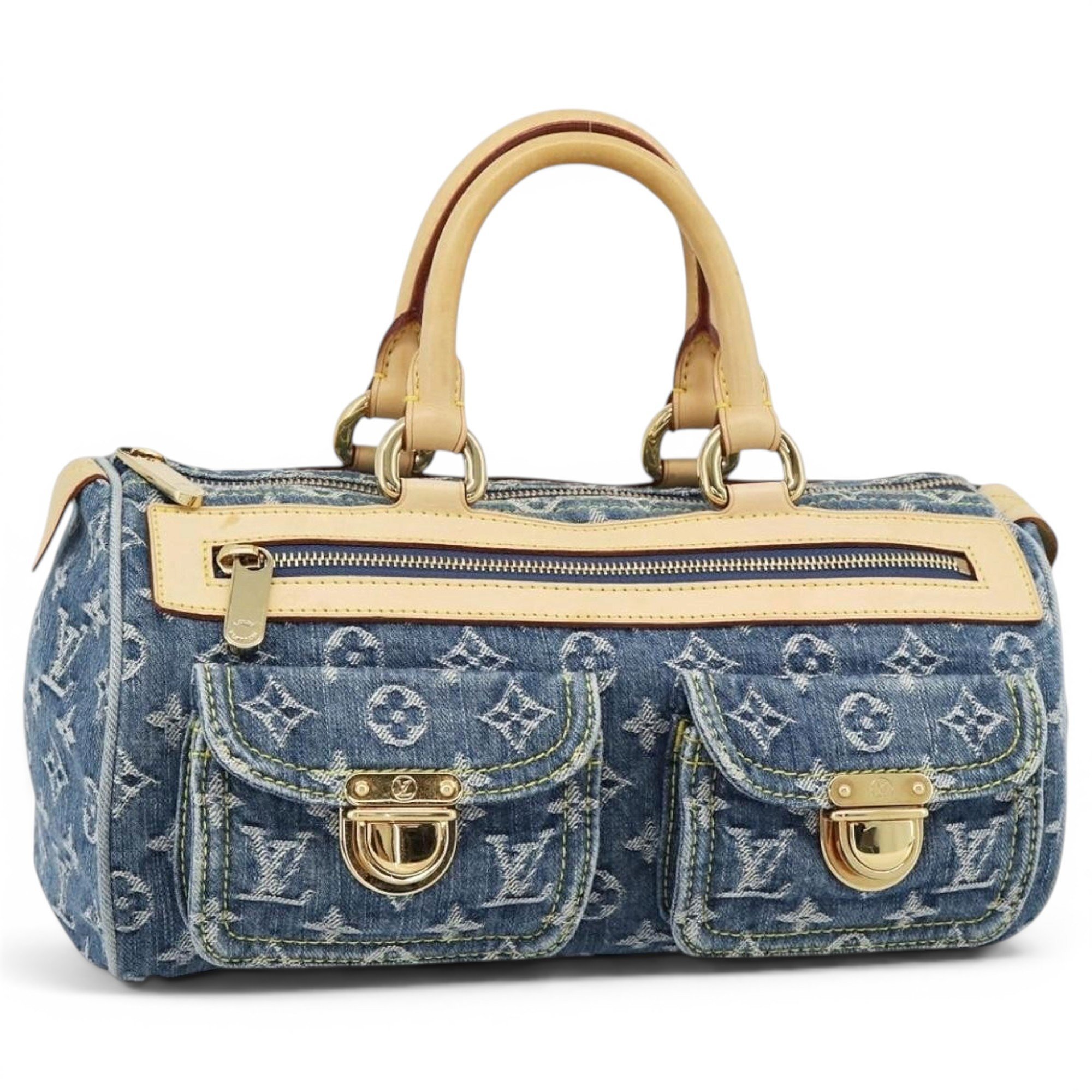 Speedy leather bowling bag