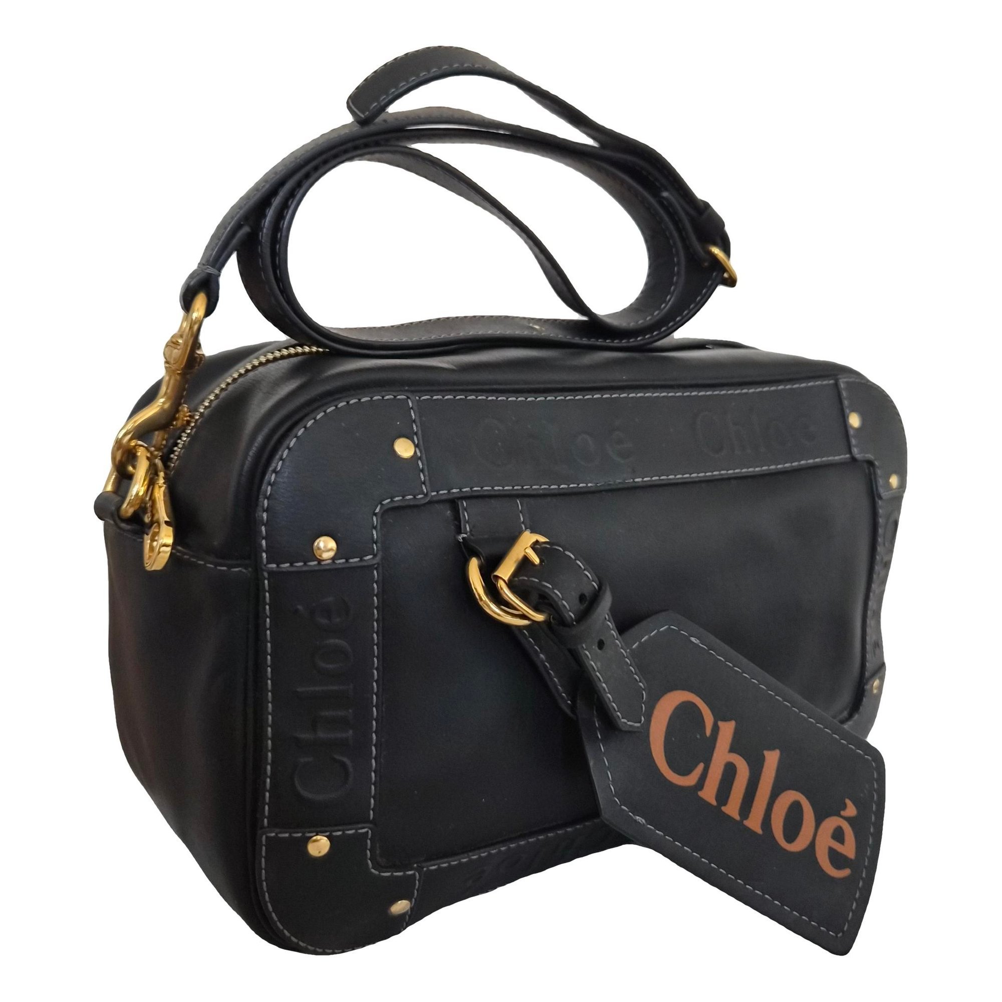 Leather handbag