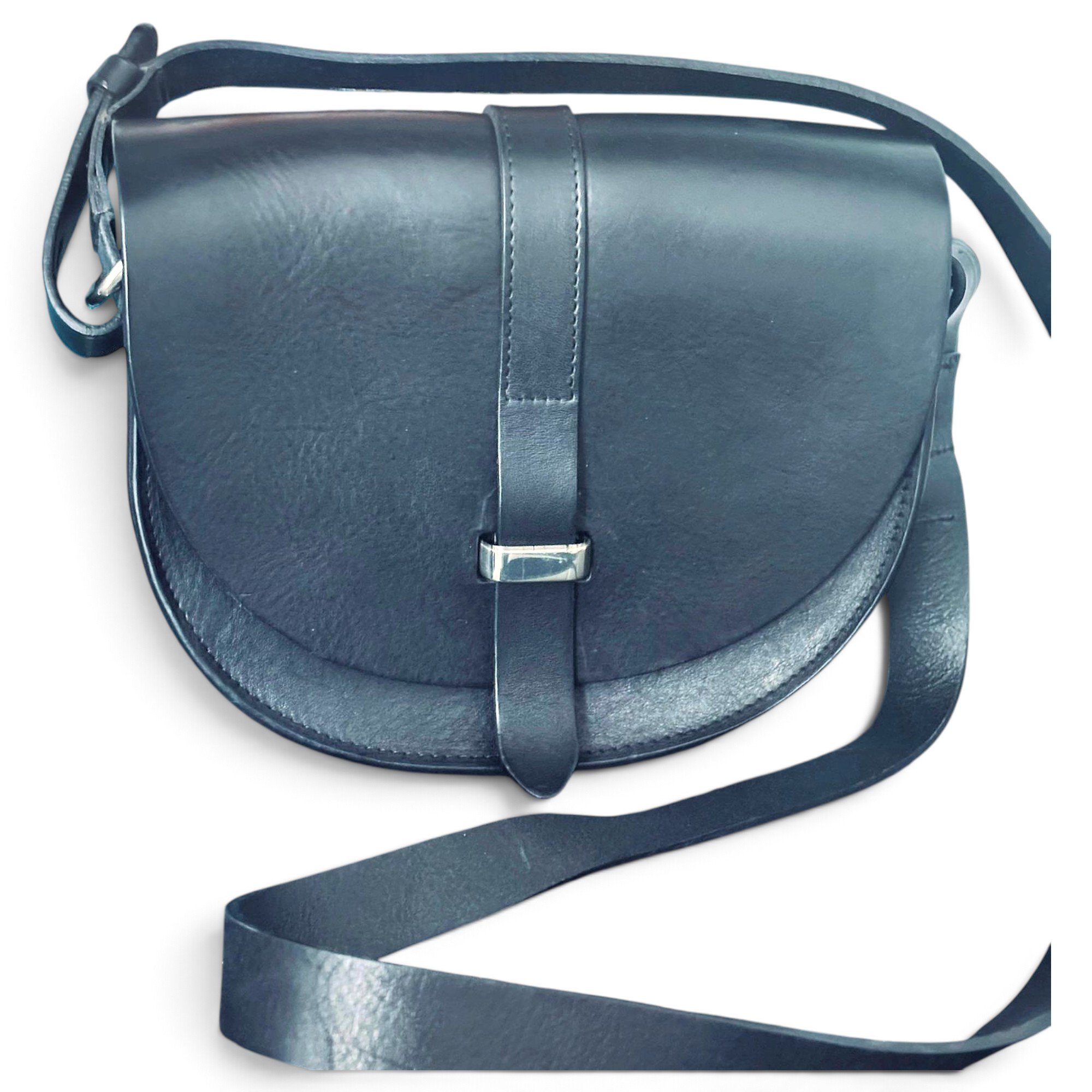 Claude leather crossbody bag