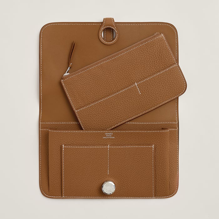 Gold Dogon Duo Wallet