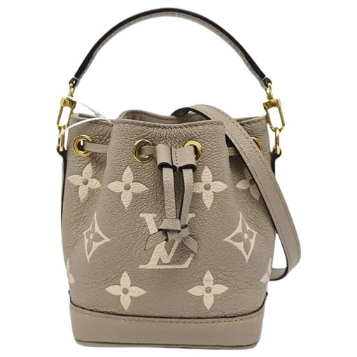 Nano Noé leather crossbody bag