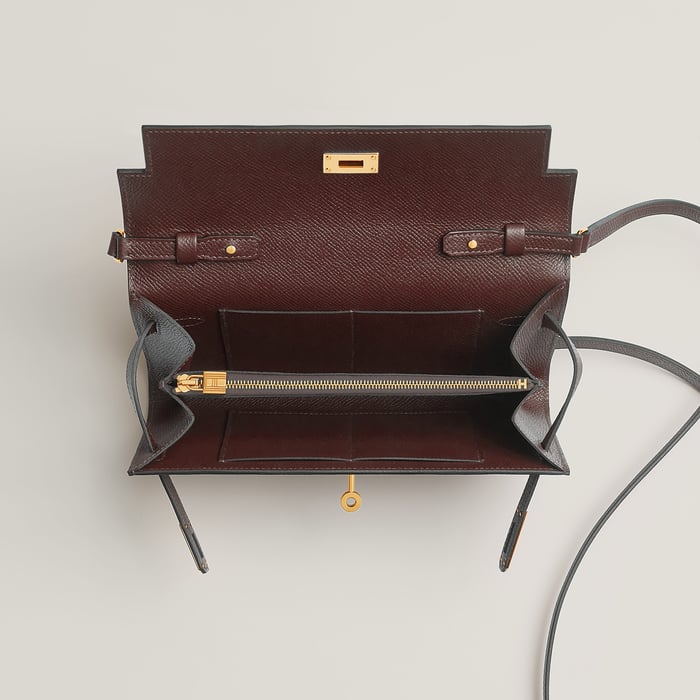 Rouge Sellier Kelly Classique to Go Wallet