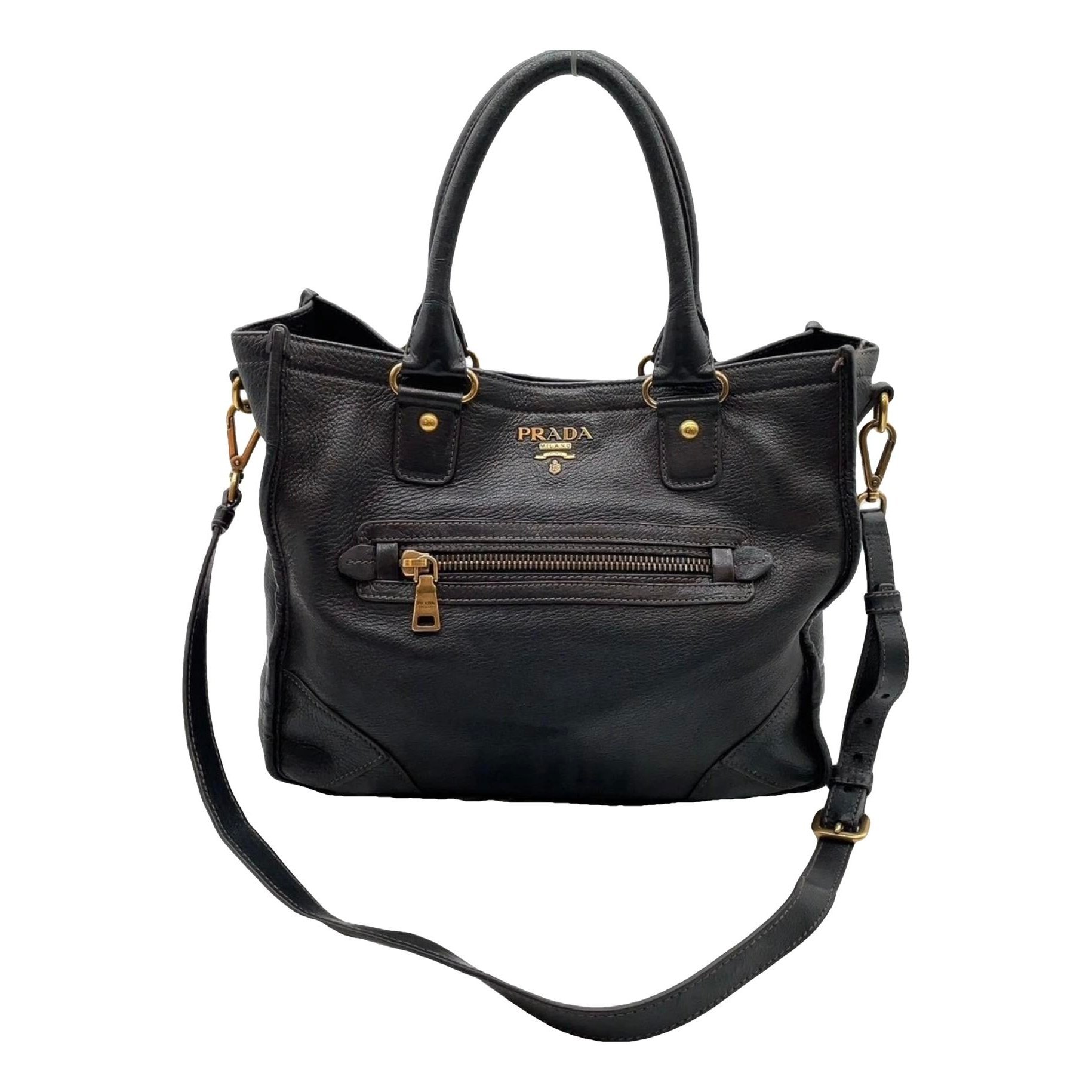Leather handbag
