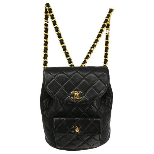 Leather backpack
