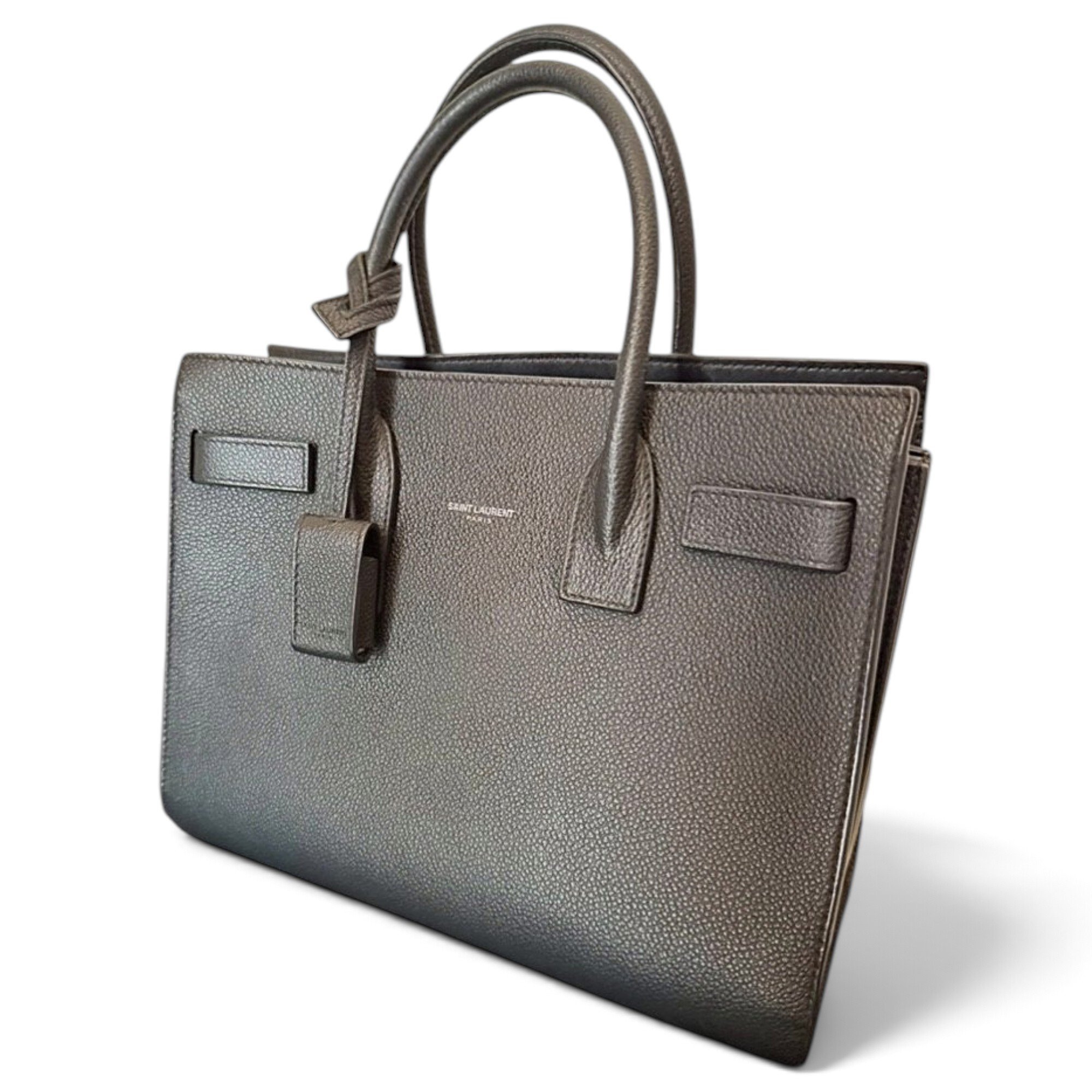 Saint Laurent Sac de Jour leather tote