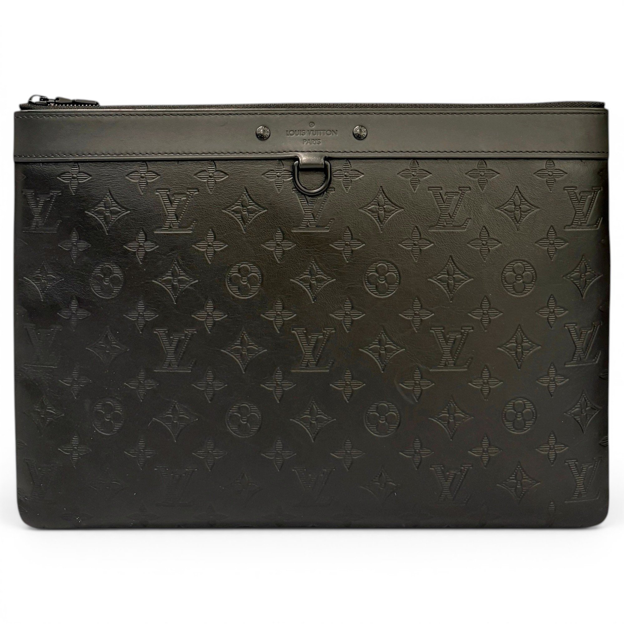 Pony-style calfskin clutch bag