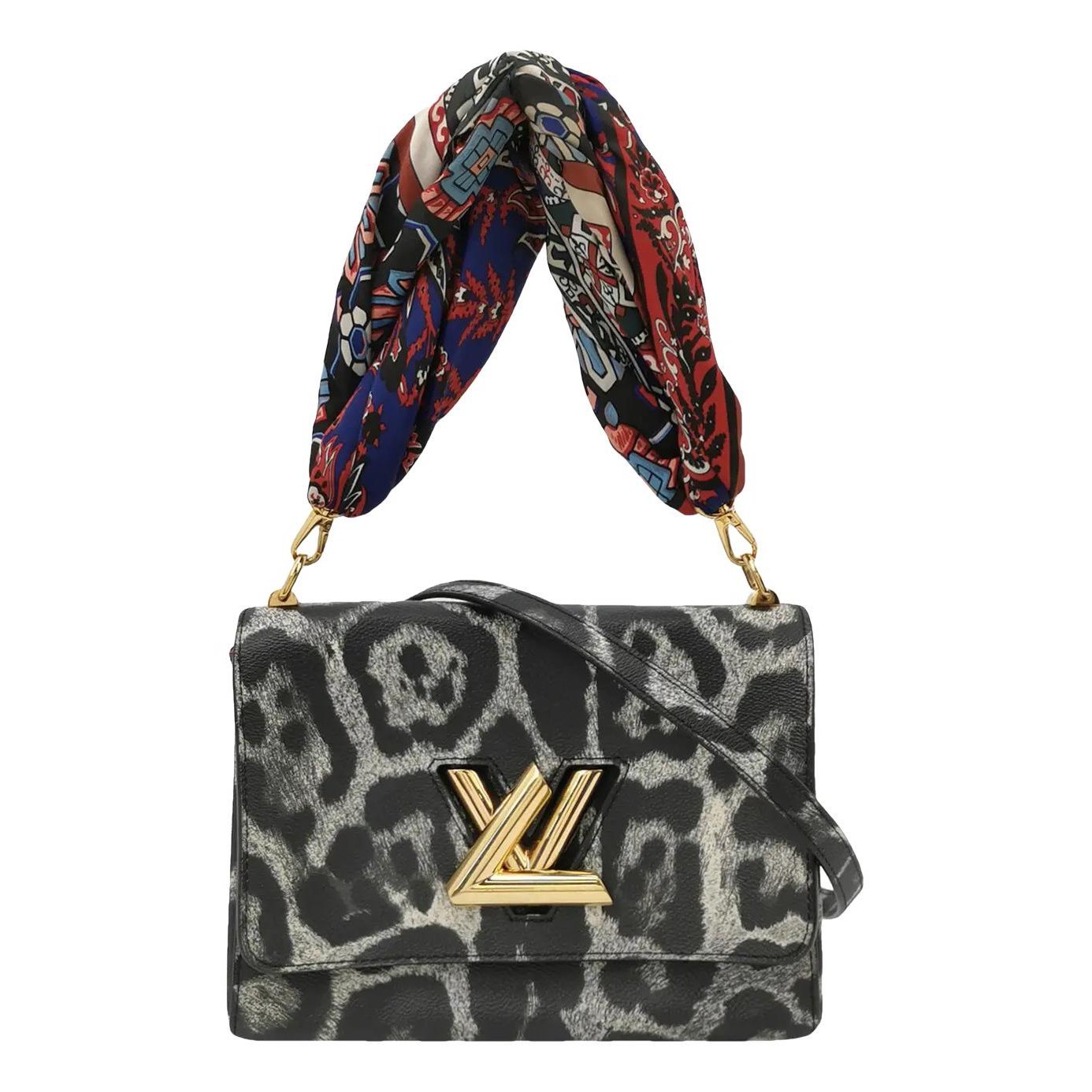Twist vinyl crossbody bag