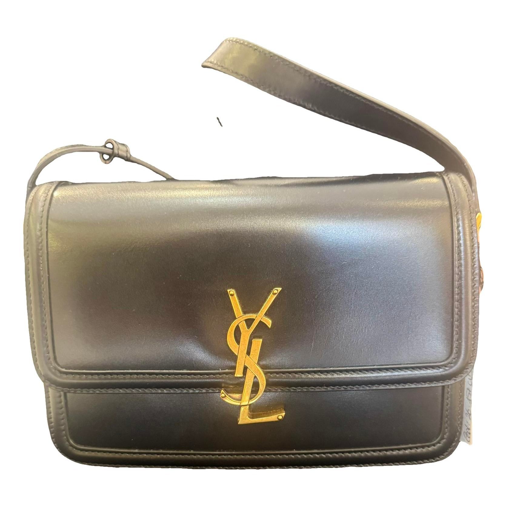Solférino leather handbag