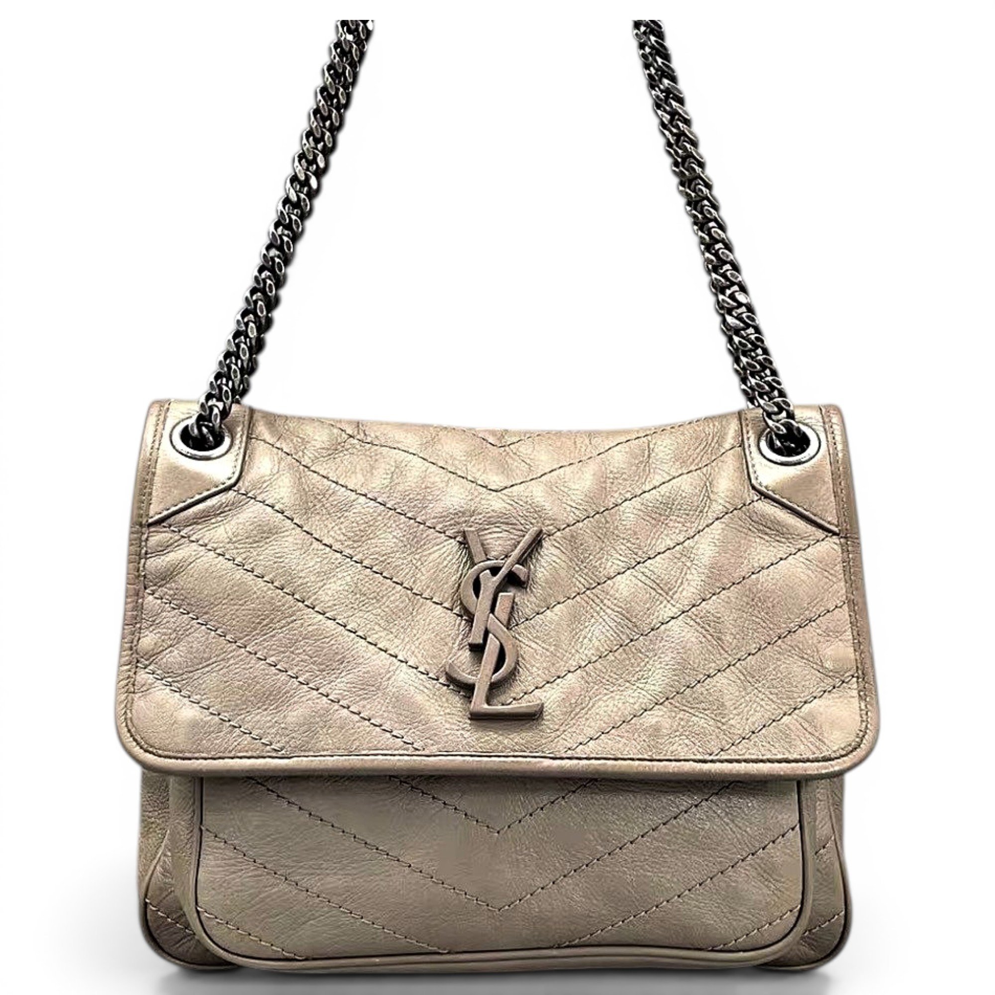 Niki leather crossbody bag