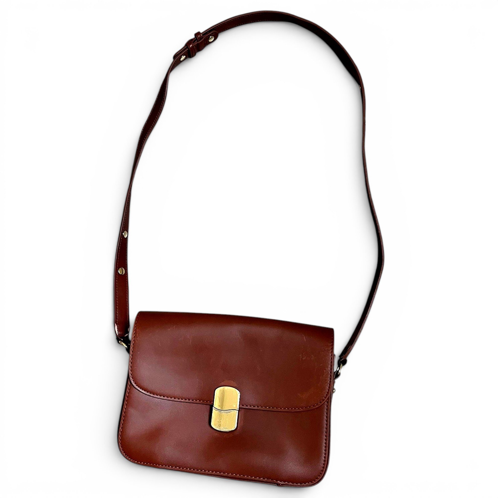 Leather crossbody bag