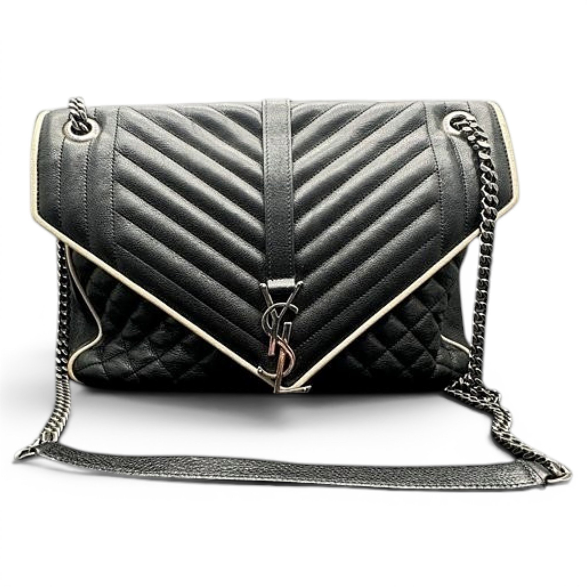 Collége monogramme leather handbag