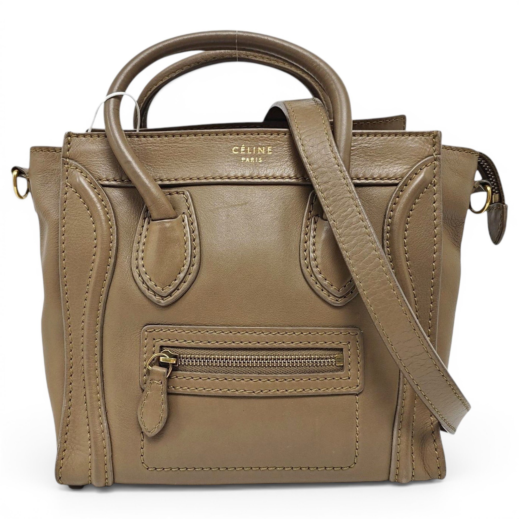 Luggage leather handbag