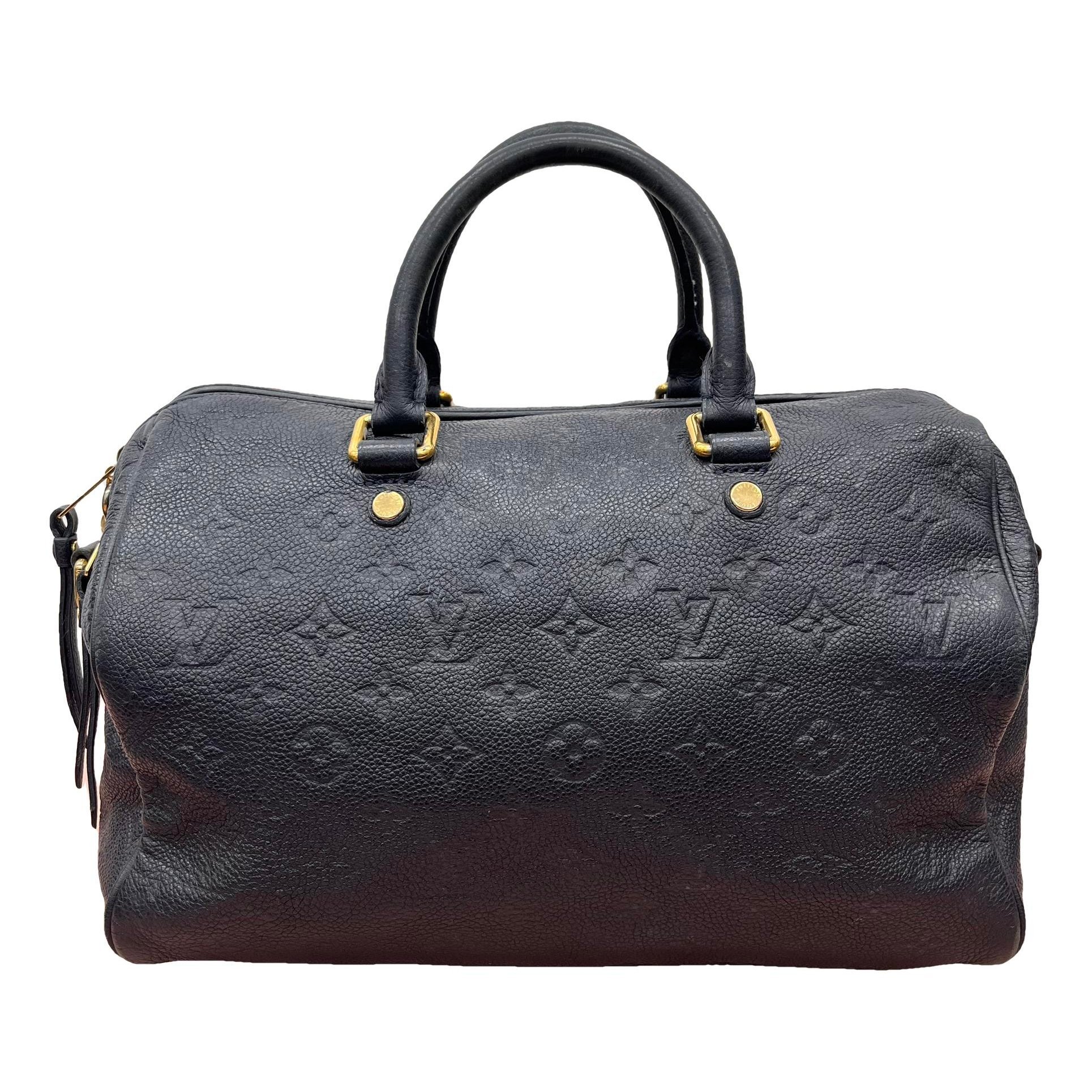 Speedy leather handbag
