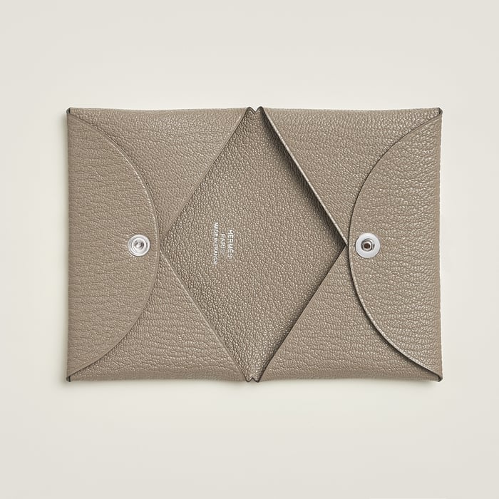 Gris Tourterelle Calvi Card Holder