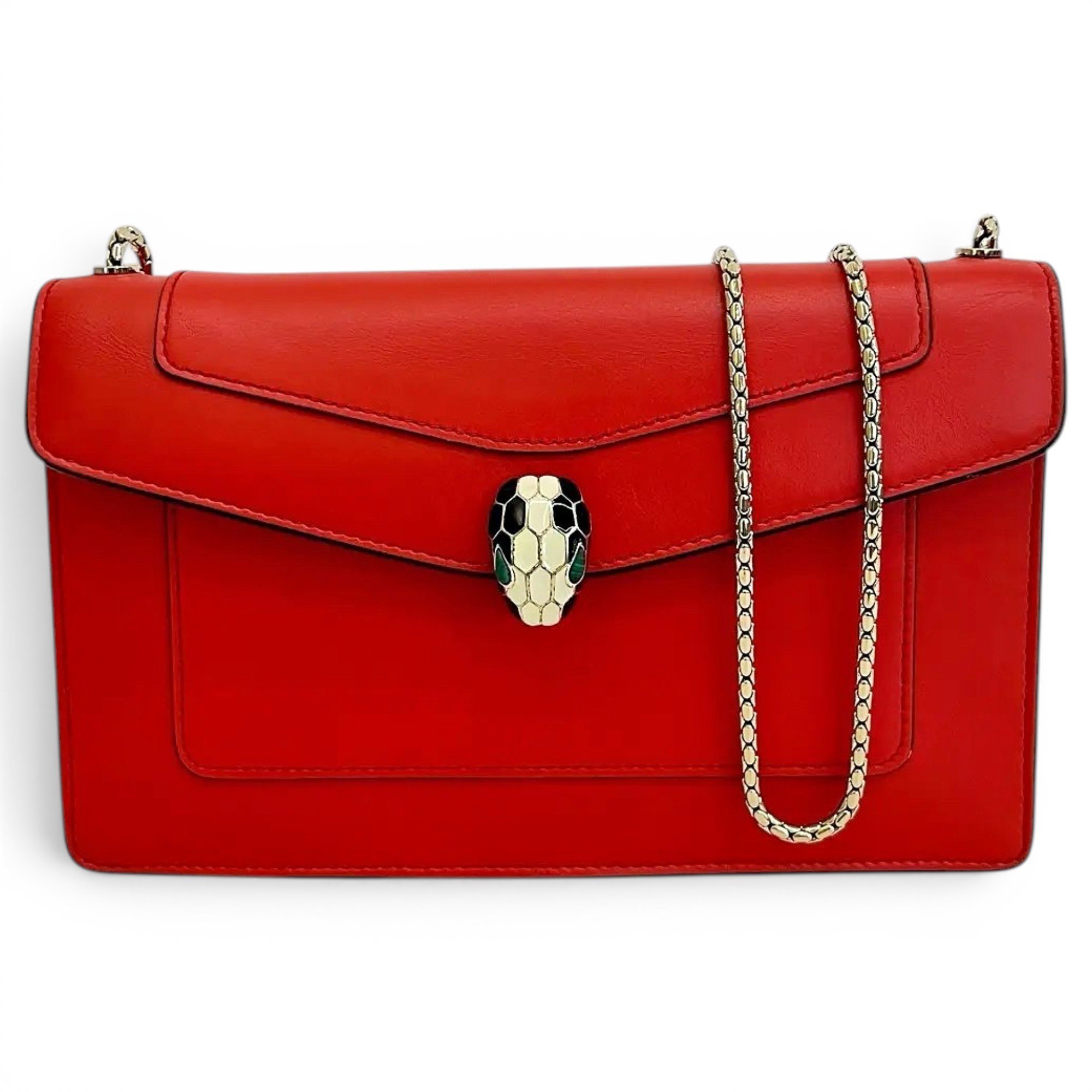 Serpenti leather crossbody bag