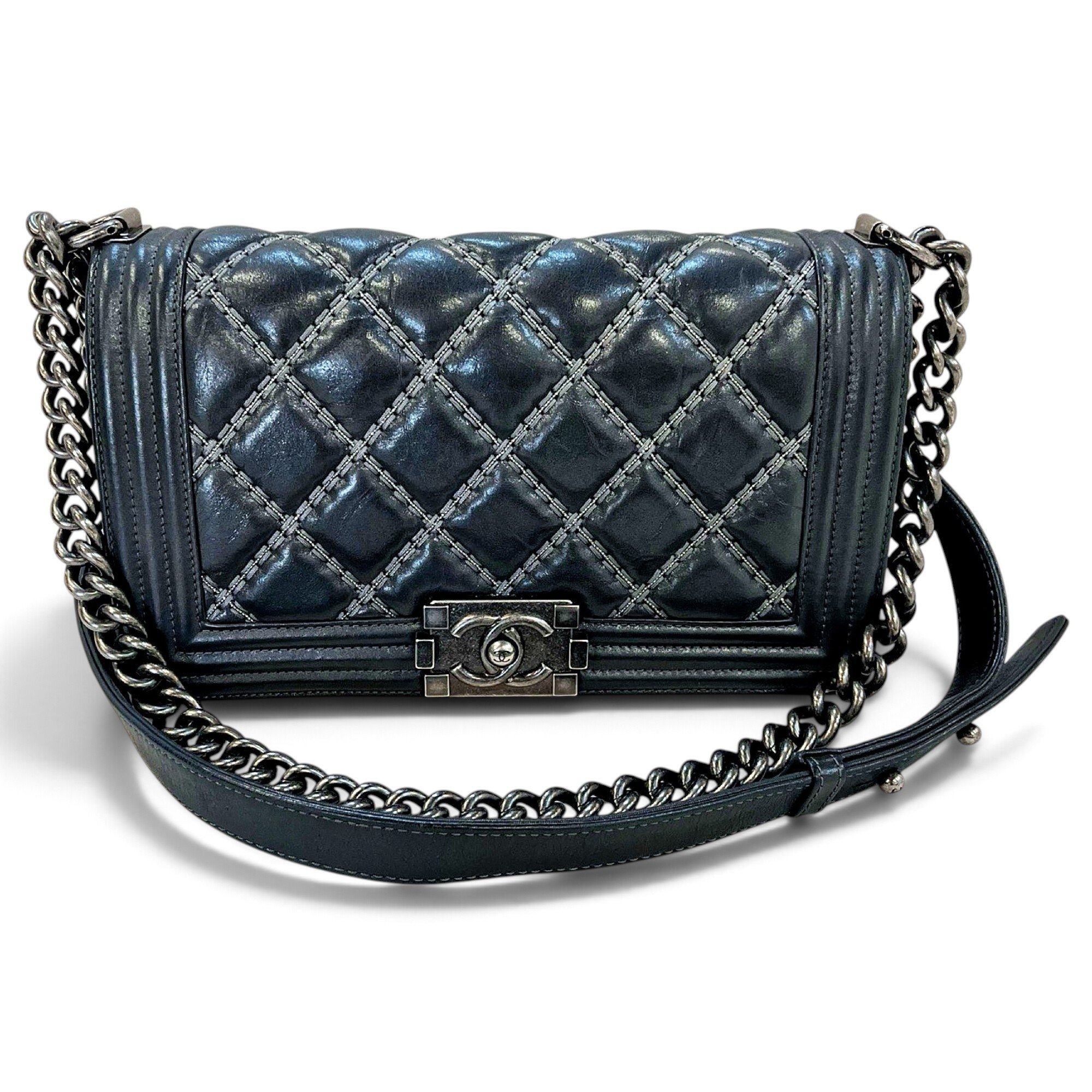 Boy leather handbag