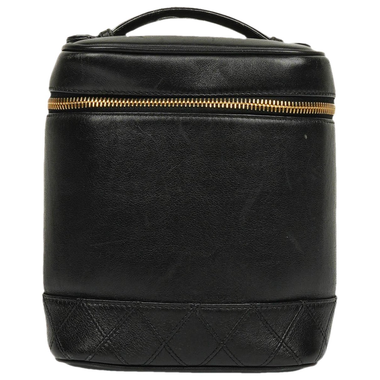 Vanity leather handbag