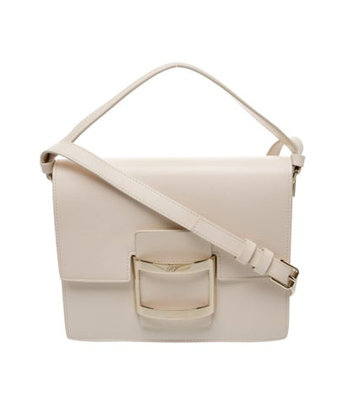 Roger Vivier Vivier Leather Shoulder Bag