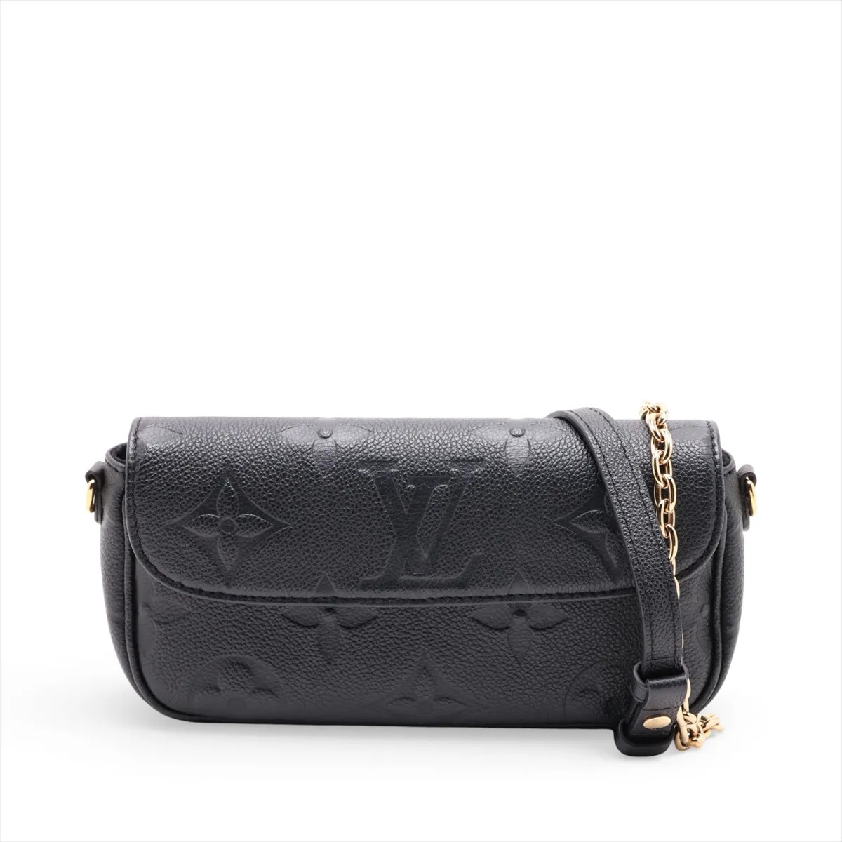 Louis Vuitton Monogram Empreinte Wallet on Chain Ivy M82154 Black There was an R