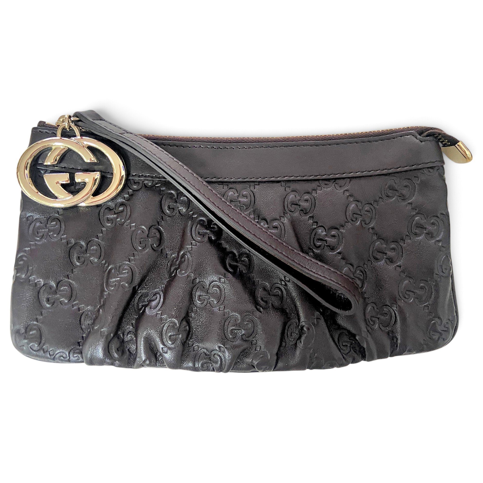 Gucci Guccy clutch leather clutch bag