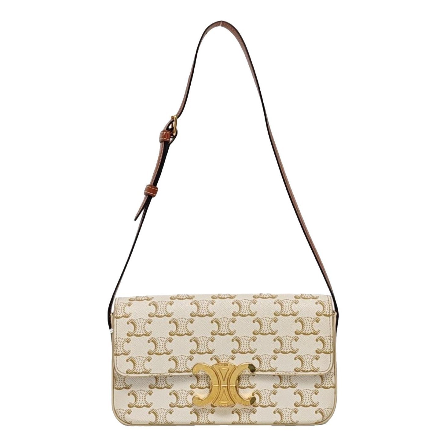 Triomphe leather handbag