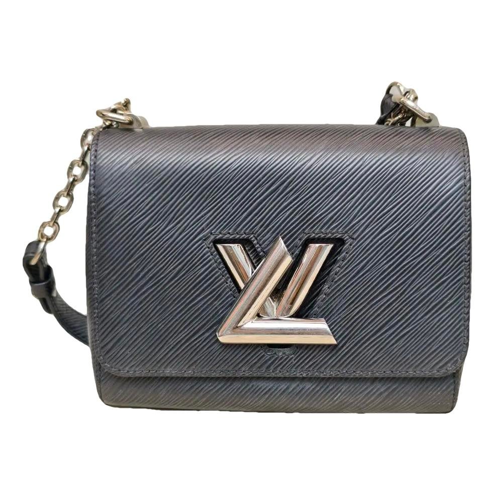 Twist leather crossbody bag
