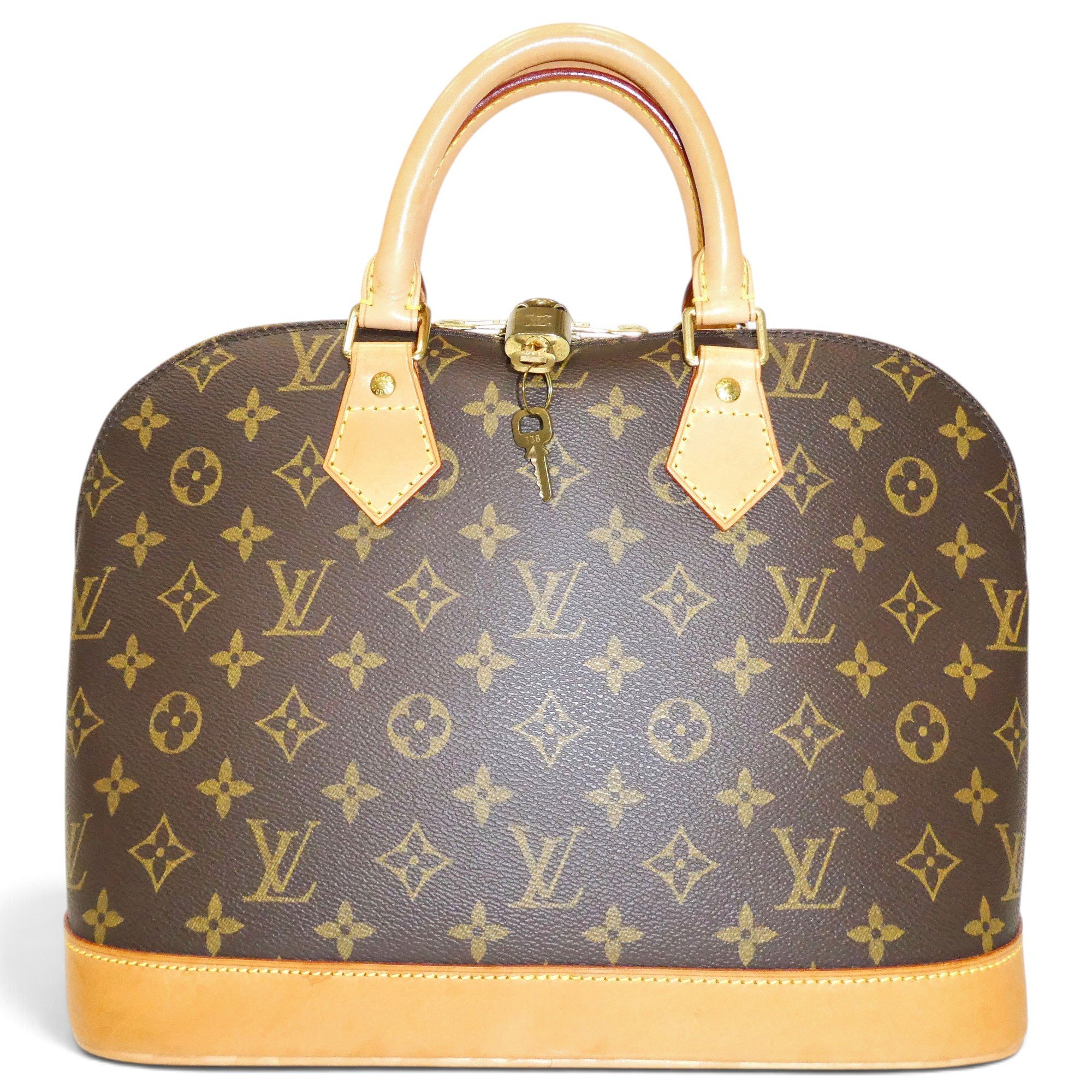 Alma leather handbag