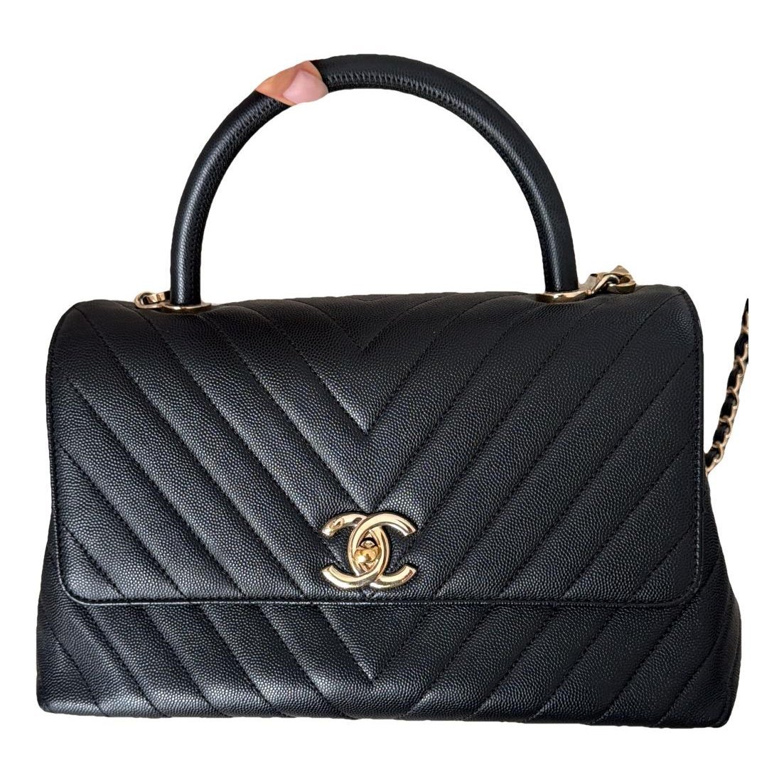Coco Handle leather handbag
