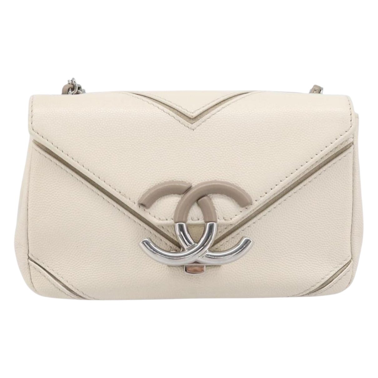 Trendy CC Flap pony-style calfskin handbag