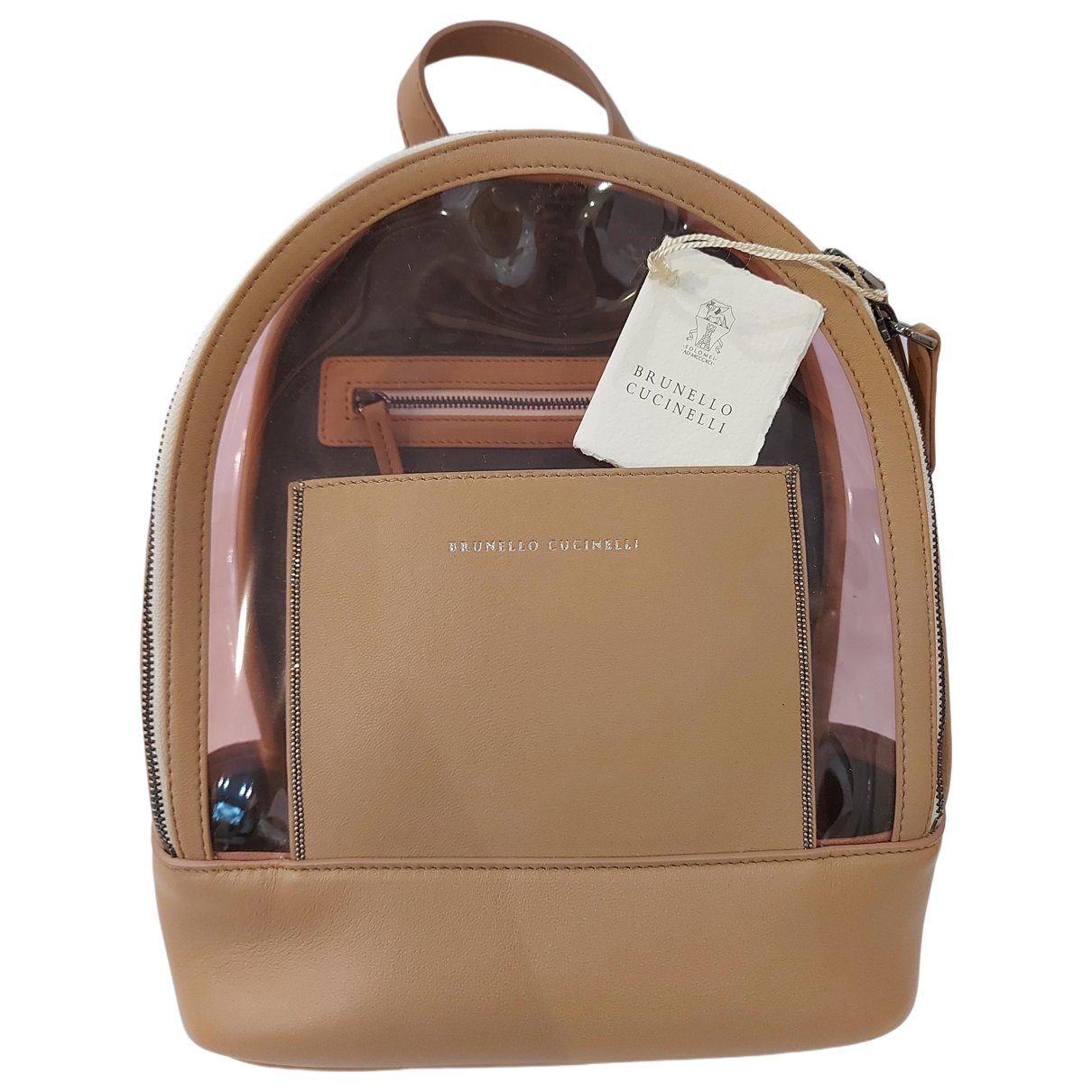 Leather backpack