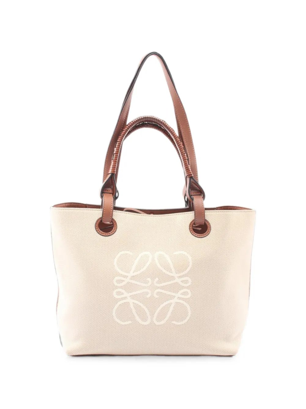 2000s Anagram canvas tote bag