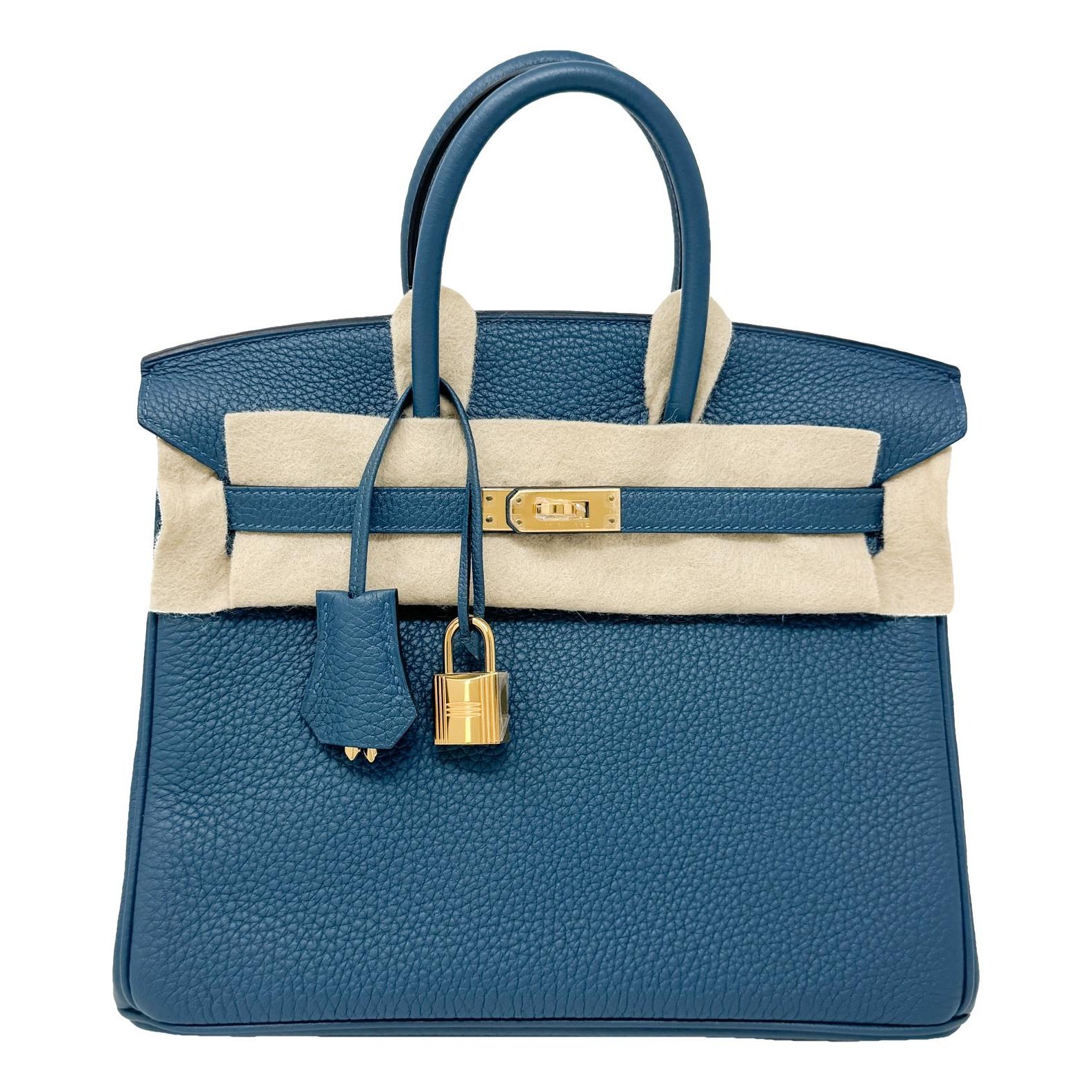 Hermes Birkin 25 Handbag Togo Leather 2017