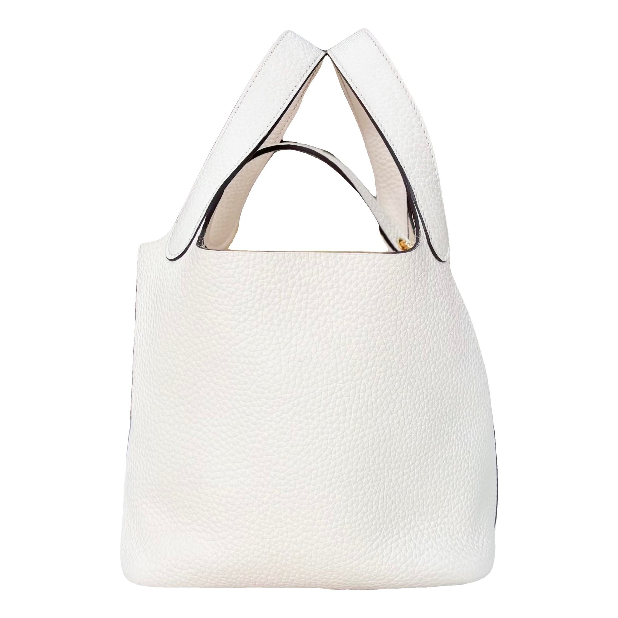 Picotin leather handbag