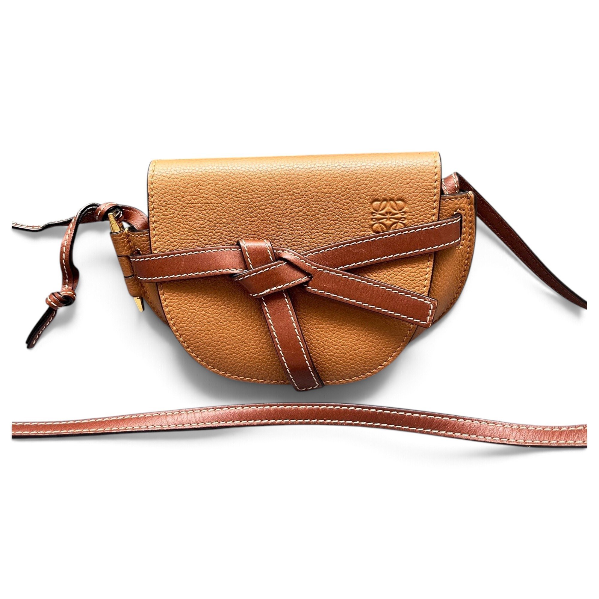 Gate leather crossbody bag