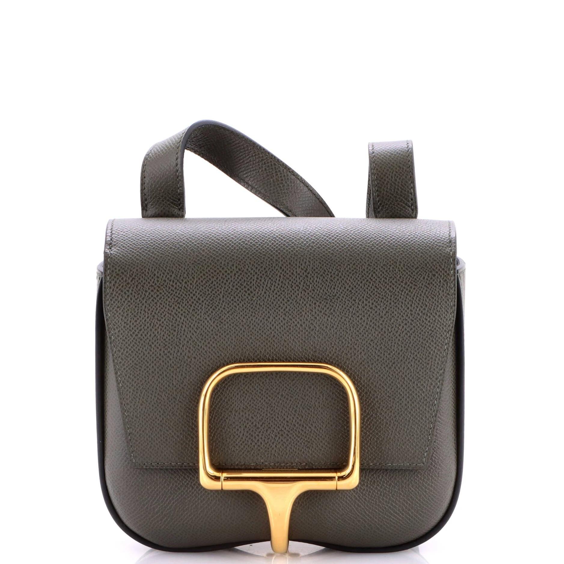 Della leather crossbody bag